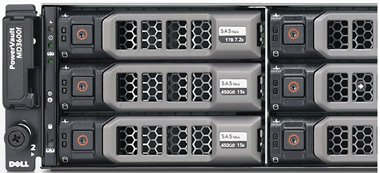 Mix 3.5" and 2.5" SAS, near-line SAS and solid-state drives to optimize your SAN.