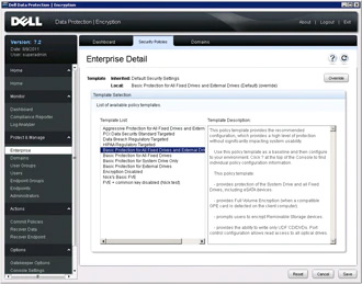 Dell Data Protection | Encryption Enterprise Edition Screenshot