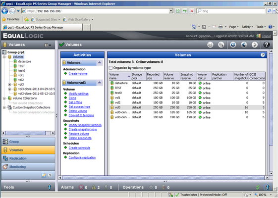 Dell EqualLogic Array Software