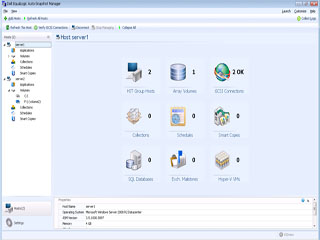 EqualLogic auto snapshot gui dashboard